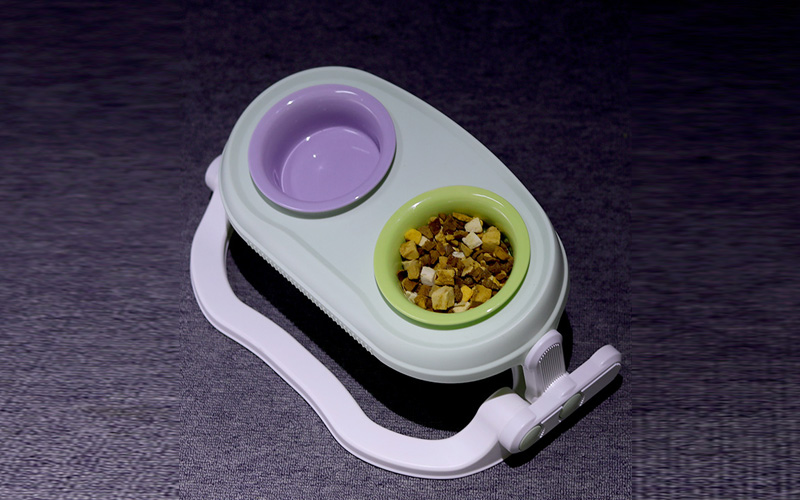 pet bowl Double Dog Water and Food Bowls for Puppy Dogs Cats