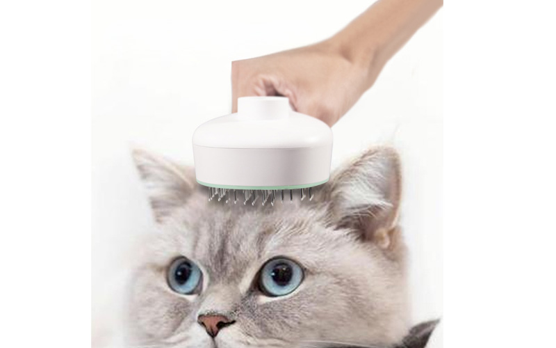 Gentle-Groom Pet Comb | One-Touch Dehairing & UV Sterilization | USB Charging