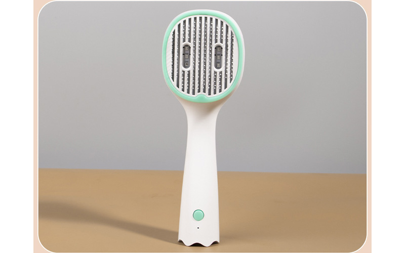 Gentle-Groom Pet Comb | One-Touch Dehairing & UV Sterilization | USB Charging