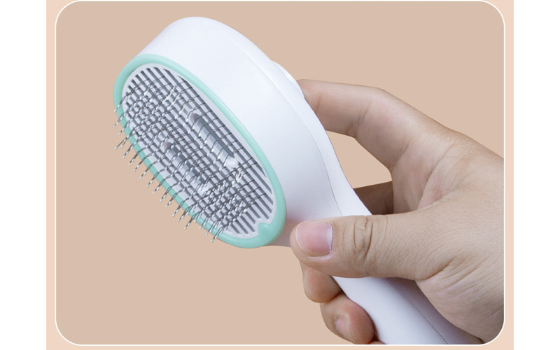 Gentle-Groom Pet Comb | One-Touch Dehairing & UV Sterilization | USB Charging