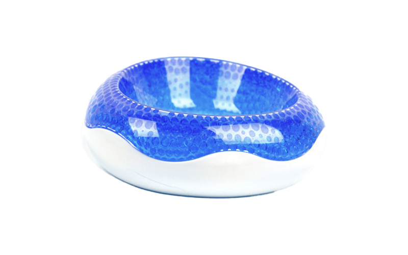  ABS Droplet Pet Bowl | Keep Cool Design | Safe & Non-Slip for Dogs and Cats