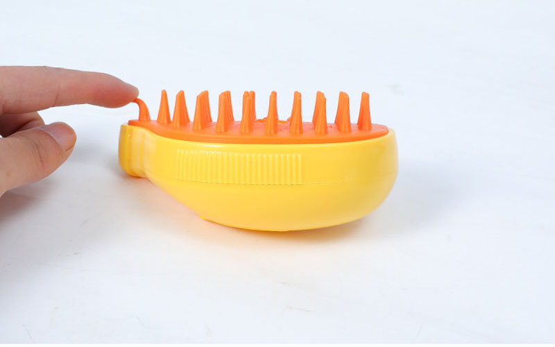 2-in-1 Dog Grooming Comb and Soft Shampoo Dispenser | Rechargeable, Multi-use, Massage Bath Brush